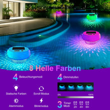 Carica l'immagine nel visualizzatore di Gallery, Termometro digitale a energia solare per piscina