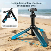 Carica l'immagine nel visualizzatore di Gallery, REYGEAK - Treppiede magnetico con bastone per selfie per DJI Osmo Action 5 Pro/4/3, maniglia per fotocamera estensibile 