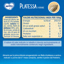 Carica l'immagine nel visualizzatore di Gallery, Mellin Omogeneizzati, Mix Gusti Pesce con Verdure, 100% Naturale, 12x80g