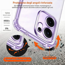 Carica l'immagine nel visualizzatore di Gallery, iVoler 3 in 1 Cover per Oppo Reno 13F 5G / Oppo Reno 13 FS 5G con 2 Pezzi Pellicola Vetro Temperato, Trasparente Antiurt