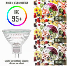 Carica l'immagine nel visualizzatore di Gallery, CLAR - Lampadina alogena dicroica GU4 MR11 20W 12V (Pack 10)