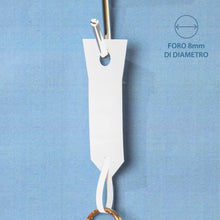 Carica l'immagine nel visualizzatore di Gallery, Resistente Etichette Targhette per Piante Etichetta di Plastica Scrivibili, Cartellini Marcatori per Chiavi, Made in Ita