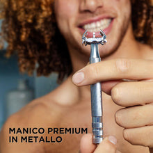 Carica l'immagine nel visualizzatore di Gallery, Wilkinson Sword - Rasoio The Edger - Confezione con 1 manico e 5 lame di ricarica