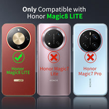 Carica l'immagine nel visualizzatore di Gallery, Tentoki 3 in 1 Cover e Vetro Temperato per Honor Magic 8 Lite, [Cuscino d'Aria Integrato] TPU Custodia Protettiva Antiur