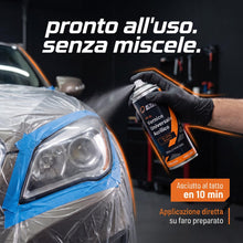 Carica l'immagine nel visualizzatore di Gallery, Area Boxes Vernice Trasparente Spray per Fari Auto | 400 ml | Finitura trasparente 2K Alto Lucido | Adesione al Policarb