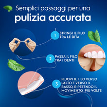 Carica l'immagine nel visualizzatore di Gallery, Oral-B Filo Interdentale Cerato, Essential Floss, Cerato, Menta 2x50m