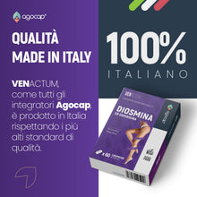Carica l'immagine nel visualizzatore di Gallery, Venactum con Diosmina ed Esperidina, Mirtillo Rosso e Centella, 60 cpr