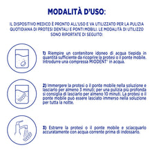 Carica l'immagine nel visualizzatore di Gallery, CARE for you MIODENT Compresse Effervescenti per Protesi Dentali – Igiene in 3 minuti, Rimozione dei Residui alimentari 