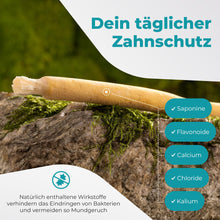 Carica l'immagine nel visualizzatore di Gallery, Spazzolino da Miswak da blissany- spazzolino da denti tradizionale arabo, spazzolino da denti di legno, per denti bianch