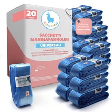 Carica l'immagine nel visualizzatore di Gallery, 20 Sacchetti Mangiapannolini Universali - Compatibili con Ricarica Mangiapannolini Tommee Tippee e Maialino Foppapedrett