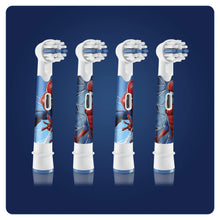 Carica l'immagine nel visualizzatore di Gallery, Oral-B Kids Testine di Ricambio con Marvel Spider-Man Personaggi, Confezione da 4, Testina Pensata Appositamente per i B