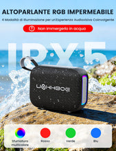 Carica l'immagine nel visualizzatore di Gallery, UOHHBOE Cassa Bluetooth 6.0 Portatile 20W con TWS Stereo, IPX5 e 24H