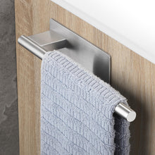 Carica l'immagine nel visualizzatore di Gallery, Porta Asciugamani Bagno Adesivo, Portasciugamani Adesivo Bagno, Porta Salviette da parete per Cucina in Acciaio Inox, Ar