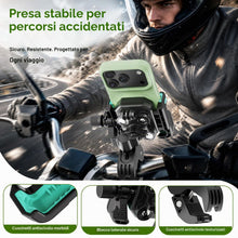 Carica l'immagine nel visualizzatore di Gallery, Alyvisun Porta Telefono Moto e Bici, Anti-Vibrazione con Blocco Rapido