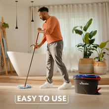 Carica l'immagine nel visualizzatore di Gallery, Vileda H2PrO ricambio per Spin Mop, fiocco in microfibra, lavabile