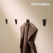 Carica l'immagine nel visualizzatore di Gallery, Designfabrik Hamburg Ganci adesivi | 4 pz | Nero | senza forare