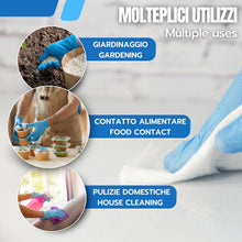Carica l'immagine nel visualizzatore di Gallery, Bottari Guanti in Nitrile Monouso Blu, Senza Talco, Confezione da 100 Pezzi, Taglia XL, Anallergici, Resistenti