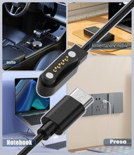 Carica l'immagine nel visualizzatore di Gallery, 2 cavi di ricarica USB C compatibili con PLAUD Note Pro AI, KI