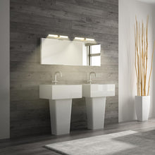 Carica l'immagine nel visualizzatore di Gallery, BRILONER - Lampada da specchio per bagno IP44, resistente agli schizzi, da parete, luce bianco caldo, 40 x 6,5 x 4,5 cm,