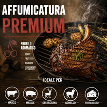 Carica l'immagine nel visualizzatore di Gallery, BBQ Chunk CILIEGIO - Cherry - Legna per affumicatura Hardcore Barbecue - Pezzi di Legno per affumicare - Circa 1.5 kg