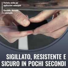 Carica l'immagine nel visualizzatore di Gallery, POPPSTAR Nastro in silicone autoagglomerante, 3m x 25mm, nastro isolante e sigillante (acqua, aria), nero, 1 rotolo