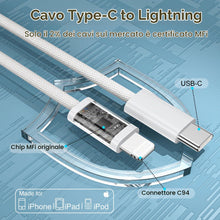 Carica l'immagine nel visualizzatore di Gallery, Cavo USB C lightning,[1M 2Pezzi] Cavo di Ricarica da cavo usb c lightning