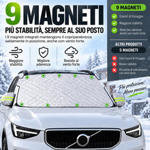 Carica l'immagine nel visualizzatore di Gallery, MAXITALY Copriparabrezza Auto Inverno, Parasole Auto 148x116cm 4 Stagioni