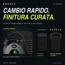 Carica l'immagine nel visualizzatore di Gallery, HORACE Cinturino per Orologio a Strappo 20mm 22mm – Elastico, Morbido, Traspirante, a Sgancio Rapido – Unisex – Compatib