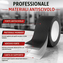 Carica l'immagine nel visualizzatore di Gallery, Gomma Antiscivolo 2.5cm x 5m, Nastro antiscivolo Autoadesivo in Gomma