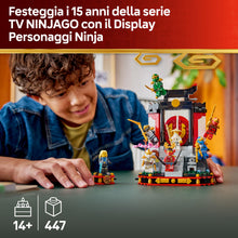 Carica l'immagine nel visualizzatore di Gallery, LEGO Ninjago Display personaggi Ninja – 15° anniversario 71866