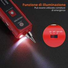 Carica l'immagine nel visualizzatore di Gallery, Proster Tester Cavo RJ45 RJ11 con Cuffie Tracciatore Tester Cavi Rete LAN Cavo RJ Portatile Localizzatore Cavo Cellulare
