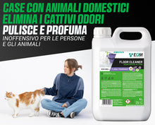 Carica l'immagine nel visualizzatore di Gallery, EQM - ECO-202 - Detergente Multisuperficie 5L - Sgrassante - Aroma Floreale