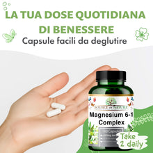 Carica l'immagine nel visualizzatore di Gallery, Source of Nature® Magnesio Complex 6-in-1, 180 Capsule, 420 mg al Giorno