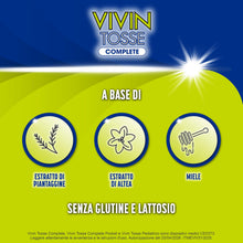 Carica l'immagine nel visualizzatore di Gallery, Vivin Tosse Complete Azione 3in1 Tosse Secca, Tosse Grassa, Mal Di Gola, Sciroppo 150 ml. Senza Glutine e Senza Lattosio