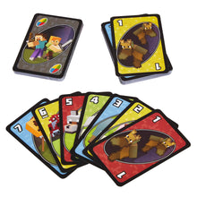 Carica l'immagine nel visualizzatore di Gallery, Mattel Games - UNO Versione Mincraft, Gioco di Carte per Famiglie e Bambini 7+ Anni, FPD61