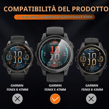 Carica l'immagine nel visualizzatore di Gallery, Diruite 4 Pezzi Pellicola per Garmin Fenix E 47mm Vetro Temperato
