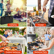 Carica l'immagine nel visualizzatore di Gallery, Set Barbecue 34 Pezzi, Utensili da Barbecue in Acciaio Inox, Accessori da Grill, con Borsa di Archiviazione e Tappetini,