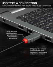 Carica l'immagine nel visualizzatore di Gallery, LINDY 36724 - Cavo USB 2.0 Anthra Line, USB Tipo A Maschio a Mini B Maschio, 3 m
