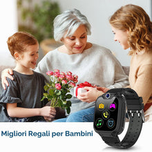 Carica l'immagine nel visualizzatore di Gallery, Smartwatch Bambini Telefono con Chiamata SOS Fotocamera MP3 Musicale