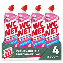 Carica l'immagine nel visualizzatore di Gallery, Wc Net - Candeggina Gel Profumata, Detergente per Sanitari e Superfici, Azione Sbiancante e Igienizzante, Fragranza Flow