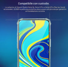 Carica l'immagine nel visualizzatore di Gallery, Vetro Temperato per Xiaomi Redmi Note 9S, 9 PRO, 9 PRO MAX [3 Pezzi] Vetrino Protettivo Pellicola Protezione Schermo