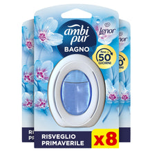 Carica l'immagine nel visualizzatore di Gallery, Ambi Pur Profumatore Bagno, Elimina Odori, 8 Pezzi, Risveglio Primaverile