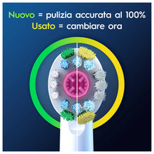 Carica l'immagine nel visualizzatore di Gallery, Oral-B Testine di Ricambio 3D White, Bianche, 3 Ricambi