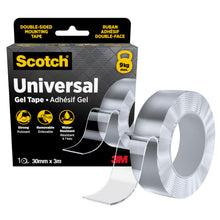 Carica l'immagine nel visualizzatore di Gallery, Scotch Universal Nastro in Gel Trasparente, 1 Rotolo da 30mm x 3m