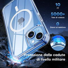 Carica l'immagine nel visualizzatore di Gallery, TAURI Cover Magnetica per iPhone 13/iPhone 14, Trasparente