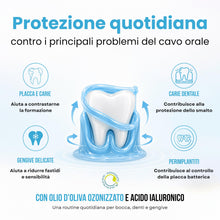 Carica l'immagine nel visualizzatore di Gallery, Ialozon Blu Dentifricio Olio EVO Ozonizzato Senza Fluoro 2x100 ml Gemavip