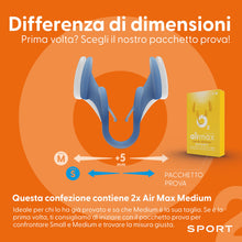 Carica l'immagine nel visualizzatore di Gallery, Dilatatore nasale Airmax | Respira meglio con Airmax | Per la congestione nasale - Versione Sport - 2x sollievo medio di