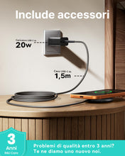 Carica l'immagine nel visualizzatore di Gallery, INIU 2 in 1 Rimovibile Caricatore Wireless, Qi2 15W Base di Ricarica Rapida