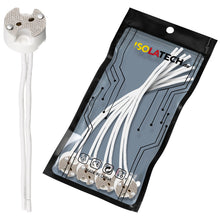 Carica l'immagine nel visualizzatore di Gallery, ISOLATECH 4x Portalampada MR16 GU5.3 in ceramica Max.250V/2A LED