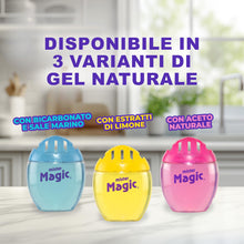 Carica l'immagine nel visualizzatore di Gallery, Mister Magic Assorbiodori Frigo, Gel Naturale Inodore con Estratti di Limone, Elimina i cattivi Odori di Cibo, Dura fino